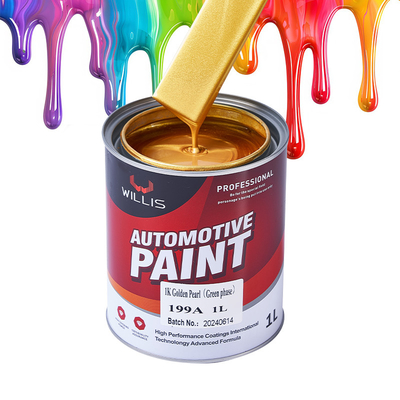 Vernice per auto per perla da 1K per rivestimento liquido personalizzabile in fase verde perla dorata