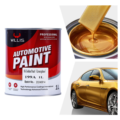 Vernice per auto per perla da 1K per rivestimento liquido personalizzabile in fase verde perla dorata