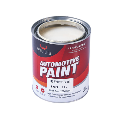 1K Acrilico Perla Vernice auto gialla Perla Chiara Coat Hardener Sottile 2K/1K Vernice a colori