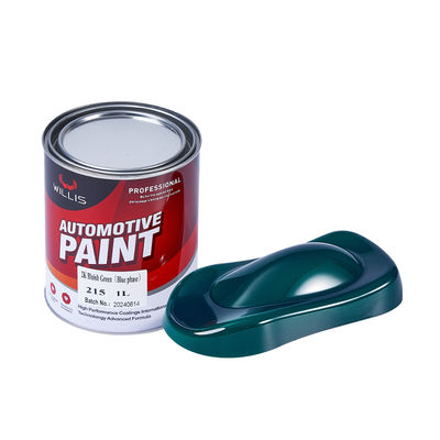 Fornitura di fabbrica di vernice auto OEM 2K Verde Bluastro Caldo Vendita Multipli Colori Rivestimento Liquido Acrilico Spray per Auto Indurente Diluente