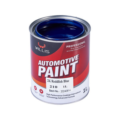 Vernice per auto acrilica di alta qualità 2K blu rosso blu per automobili colore metallico buon prezzo vernice a spruzzo fornitura di riparazione auto rivestimento