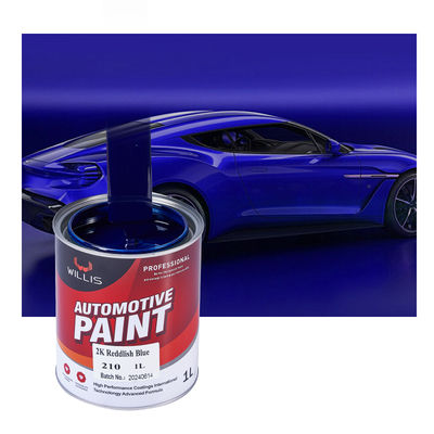 Vernice per auto acrilica di alta qualità 2K blu rosso blu per automobili colore metallico buon prezzo vernice a spruzzo fornitura di riparazione auto rivestimento