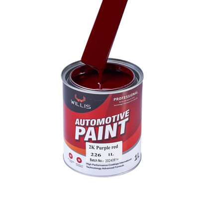 Pintura per auto metallica di alta qualità 2K viola rossa vendita a caldo OEM fornitura di fabbrica Acrilica resina liquida rivestimento di riparazione auto