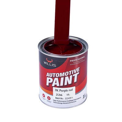 Pintura per auto metallica di alta qualità 2K viola rossa vendita a caldo OEM fornitura di fabbrica Acrilica resina liquida rivestimento di riparazione auto
