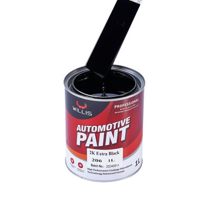 High Gloss 2K Extra Black Automotive Coating Car Painting Refinish Basecoat Top Coat Metallic Color Paint for Boat Paint Repair