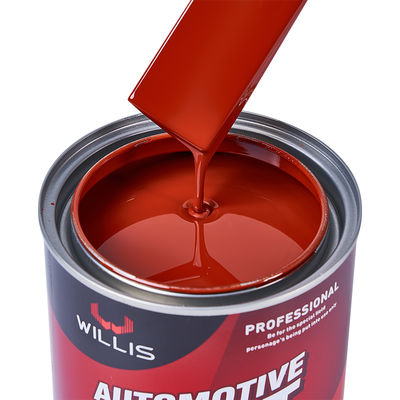 Pintura per auto di alta qualità 2K Ferro Rossa Rivestimento Automotive Fabbrica di fornitura OEM Disponibile Verniciatura di auto Rifinire Vernice a colori