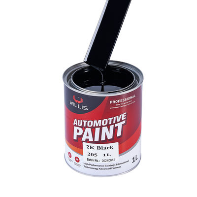 Fast Drying Black 2K Acrylic Paint for Spray Application in 1L/4L/20L Sizes