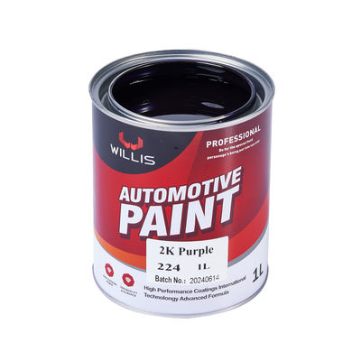 Purple 2K Solid Paint with Customizable Color and 2 Years Shelf Life for Automotive and Car Applications