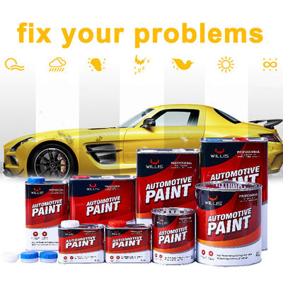 Red 2K Solid Paint With 1L 4L 20L Sizes And 2 Years Shelf Life For Automotive Spray Application，Made In China