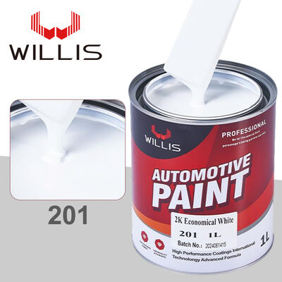 WILLIS Modello 201 2K Resina Acrilica Vernice per Auto - Resistente all'usura e ai graffi, Vernice Spray Luminosa a Lunga Durata per Auto, Barche e Plastica