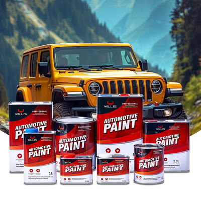 Vernice per auto e barche in resina acrilica rossa WILLIS 2K, bestseller, con applicazione a spruzzo