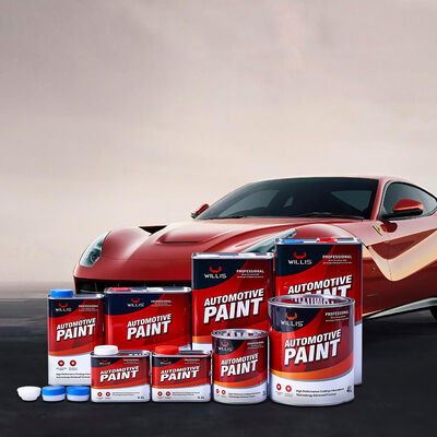Vernice per auto e barche in resina acrilica rossa WILLIS 2K, bestseller, con applicazione a spruzzo