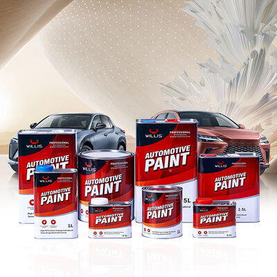 Vernice per auto e barche in resina acrilica rossa WILLIS 2K, bestseller, con applicazione a spruzzo