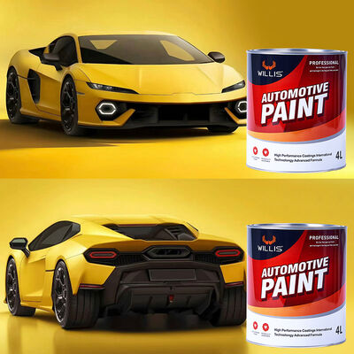 WILLIS 206 2K Vernice per Ritocco Auto Vernice per Carrozzeria Colori Solidi Blu Lucido Rivestimento Acrilico Metallo