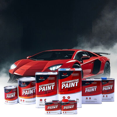 Pintura per auto di alta qualità WILLIS 2K Acrilica Rivestimento liquido Spray di riparazione con pigmento-Fabbrica all'ingrosso vendita calda prezzo sconto
