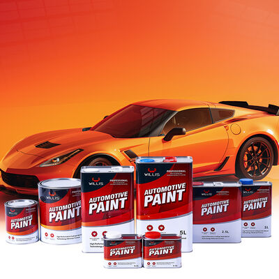 Pintura per auto di alta qualità WILLIS 2K Acrilica Rivestimento liquido Spray di riparazione con pigmento-Fabbrica all'ingrosso vendita calda prezzo sconto