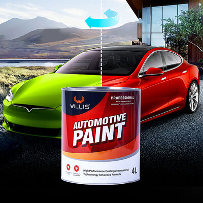 Factory Direct Supply High Quality 2K Medium Yellow Acrylic Based Liquid Coating Car Paint Spray for Auto & Furniture Protection