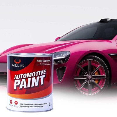 WILLIS Modello 201 Sostenibile Eco-Friendly Car Body Paint 1K/2K Solid Color Acrylic Spray Paint Pigment OEM Code Liquid Coating