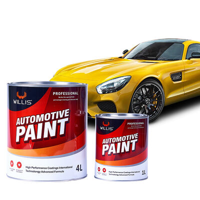 WILLIS Modello 201 Sostenibile Eco-Friendly Car Body Paint 1K/2K Solid Color Acrylic Spray Paint Pigment OEM Code Liquid Coating