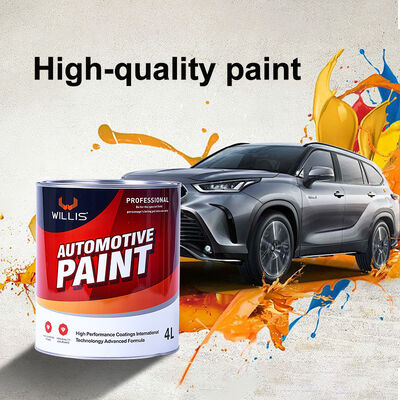 Vernice per carrozzeria ecologica sostenibile WILLIS, vernice per auto 1K 2K acrilica a tinta unita spray con codice OEM rivestimento liquido per plastica metallo