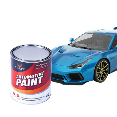 Vernice per carrozzeria ecologica sostenibile WILLIS, vernice per auto 1K 2K acrilica a tinta unita spray con codice OEM rivestimento liquido per plastica metallo