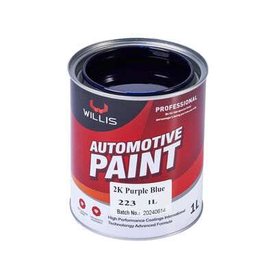 Buon prezzo del produttore 2K Vernice per auto blu viola Rivestimento liquido OEM Disponibile Spray Rifinire Vernice in resina acrilica a due componenti