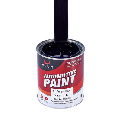 Buon prezzo del produttore 2K Vernice per auto blu viola Rivestimento liquido OEM Disponibile Spray Rifinire Vernice in resina acrilica a due componenti