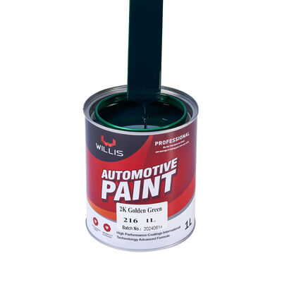 Vernice per auto 2K Golden Green, disponibile in più colori per riparazioni auto, vernice acrilica bicomponente per ritocco