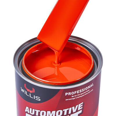 Vernice acrilica 2K per autoveicoli, colore rosso arancio metallizzato, best seller, buon prezzo, disponibili più colori