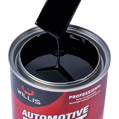 2K Vernice nero per rivestimenti automobilistici Vernice metallica per auto in colore Rifinitura Bicomponente Acrilico Basecoat Top Coat Molti colori