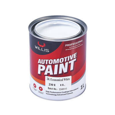 Rivestimento automobilistico bianco 2K Resina acrilica a due componenti e basamento epossidico Top Coat per la verniciatura e la rifinitura della vernice di riparazione delle auto