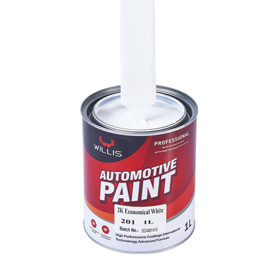Rivestimento automobilistico bianco 2K Resina acrilica a due componenti e basamento epossidico Top Coat per la verniciatura e la rifinitura della vernice di riparazione delle auto