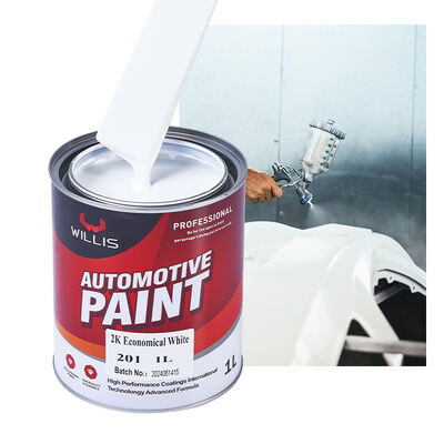 Rivestimento automobilistico bianco 2K Resina acrilica a due componenti e basamento epossidico Top Coat per la verniciatura e la rifinitura della vernice di riparazione delle auto
