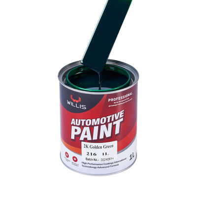Vendita a caldo 2K Verde Oro Verde Vernice per auto Multiplici colori Disponibili Basecoat Rifinire Rivestimento Vernice Auto Riparazione Vernice
