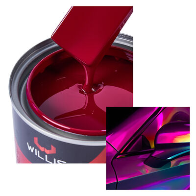 Factory Direct Sales WILLIS 1K Color Paint Liquid Coating for Car Boat Paint Automotive Repair Basecoat Refinish Plastic Coating