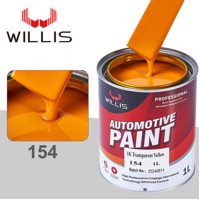 WILLIS 1K Basecoat Rivestimento Spray Acrilico per Auto e Barche, Rivestimento per Plastica Modello 154 Liquido a Base di Pigmenti