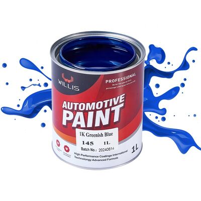 Vernice per auto 1K Blu verdastro Basecoat Solido con resina acrilica Rivestimento liquido Spray Vernice per ritocco auto