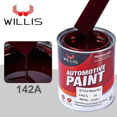 Willis Auto Repair Rivestimento liquido 1K Basecoat Extra Marrone Rossa Resina Acrilica Car Refinish Spray Applicazione Vernice Automotive