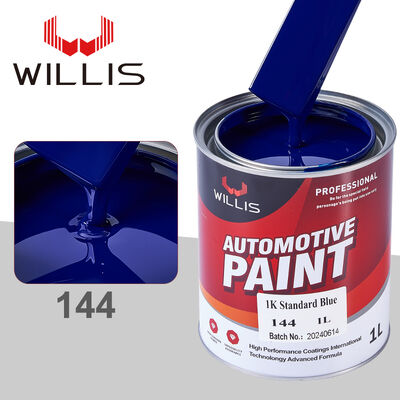 Vernice per auto blu Willis 1K Guangdong Standard per autoveicoli Basecoat Liquido per applicazione a spruzzo