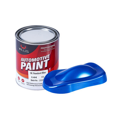 Vernice per auto blu Willis 1K Guangdong Standard per autoveicoli Basecoat Liquido per applicazione a spruzzo