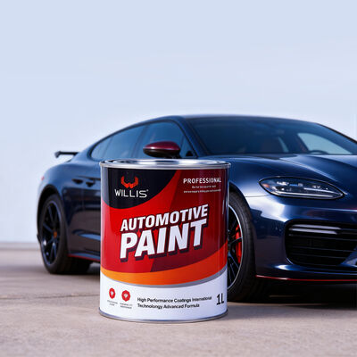 Vernice per auto blu Willis 1K Guangdong Standard per autoveicoli Basecoat Liquido per applicazione a spruzzo