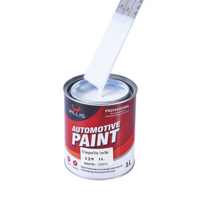 1K trasparente bianco riparazione automobilistica rivestimento liquido alte prestazioni eco-friendly resina acrilica auto rivestimento di plastica MSDS