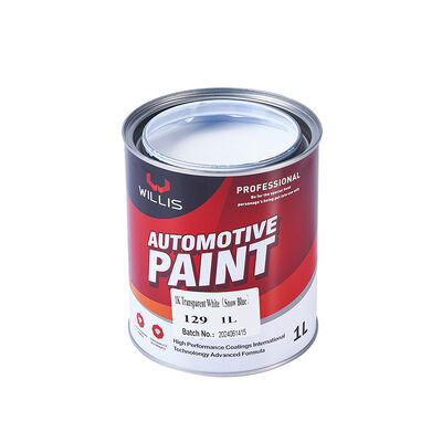 1K trasparente bianco riparazione automobilistica rivestimento liquido alte prestazioni eco-friendly resina acrilica auto rivestimento di plastica MSDS