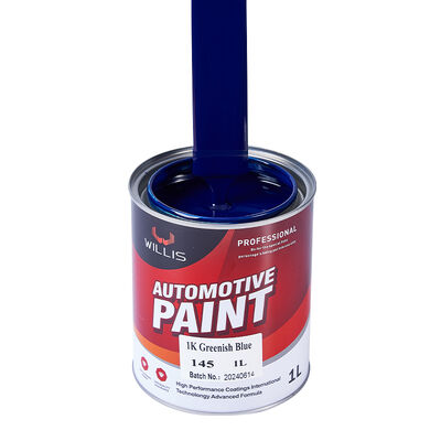 Vernice per auto 1K Blu verdastro Vernice automobilistica Colore solido Basecoat 1K con rivestimento in resina acrilica Vernice per ritocco auto