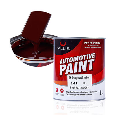 Vernice spray per auto monocomponente in resina acrilica, colore rosso solido 1K, con diluente incluso, prodotta in Cina