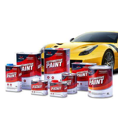 1K Liquid Acrylic Resin Automotive Repair Spray Paint Olive Green Car Paint with Body Filler Thinner for Cars