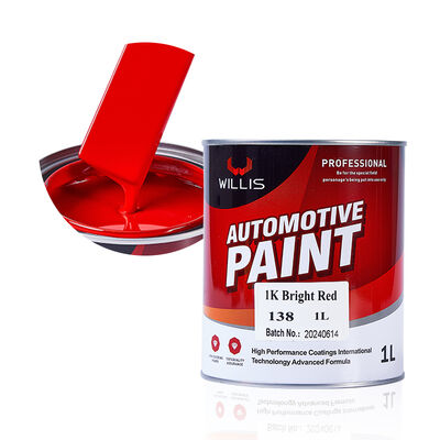 Vendita calda Fabbrica fornita Vernice per rivestimento automobilistico 2K / 1K Colore con cappotto trasparente Filtro di corpo più sottile