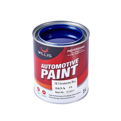 Vernice per riparazioni automobilistiche 1K blu più venduta, resina acrilica monocomponente, primer a basso prezzo e ad alte prestazioni, diluente trasparente spray
