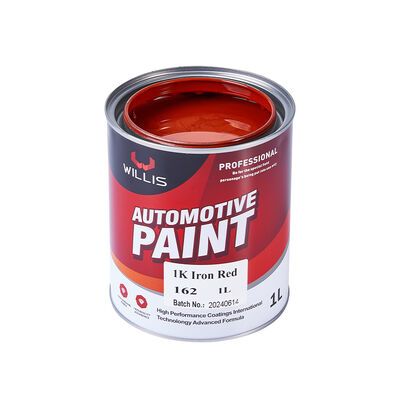 Vendita calda 1K Vernice per rivestimento auto Resina acrilica ad alte prestazioni Ferro Toni metallici rossi Automotive Rifinire Vernice auto Prezzo basso