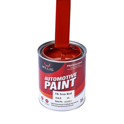 Vendita calda 1K Vernice per rivestimento auto Resina acrilica ad alte prestazioni Ferro Toni metallici rossi Automotive Rifinire Vernice auto Prezzo basso